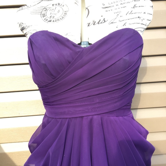 *Free Shipping* NWT Purple Ruffled Dress - Picture 2 of 4